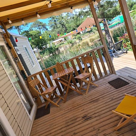 Mobil Home Lege Cap Ferret Camping 4 Etoiles Les Viviers Esterno foto